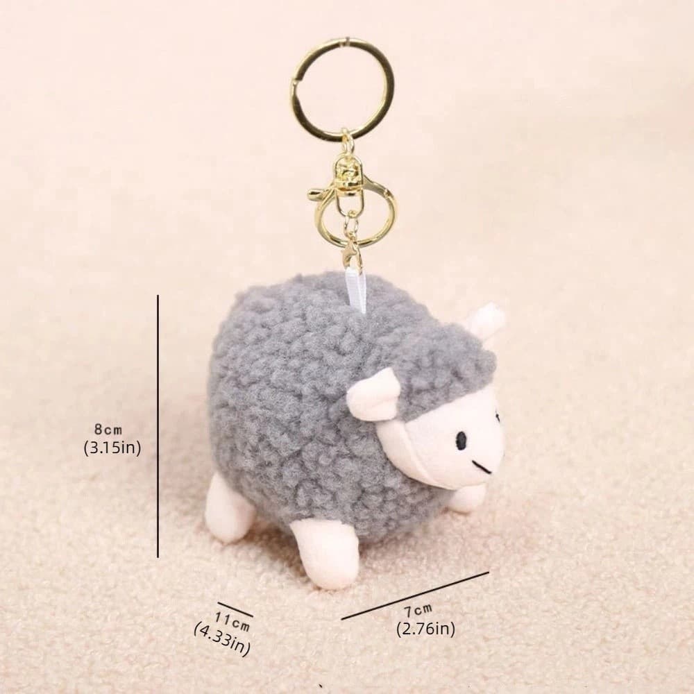 Pingente De Pelúcia De Cordeiro TWINKLEAN , Chaveiro Algodão PP Pequeno , Brinquedo De 11 Cm