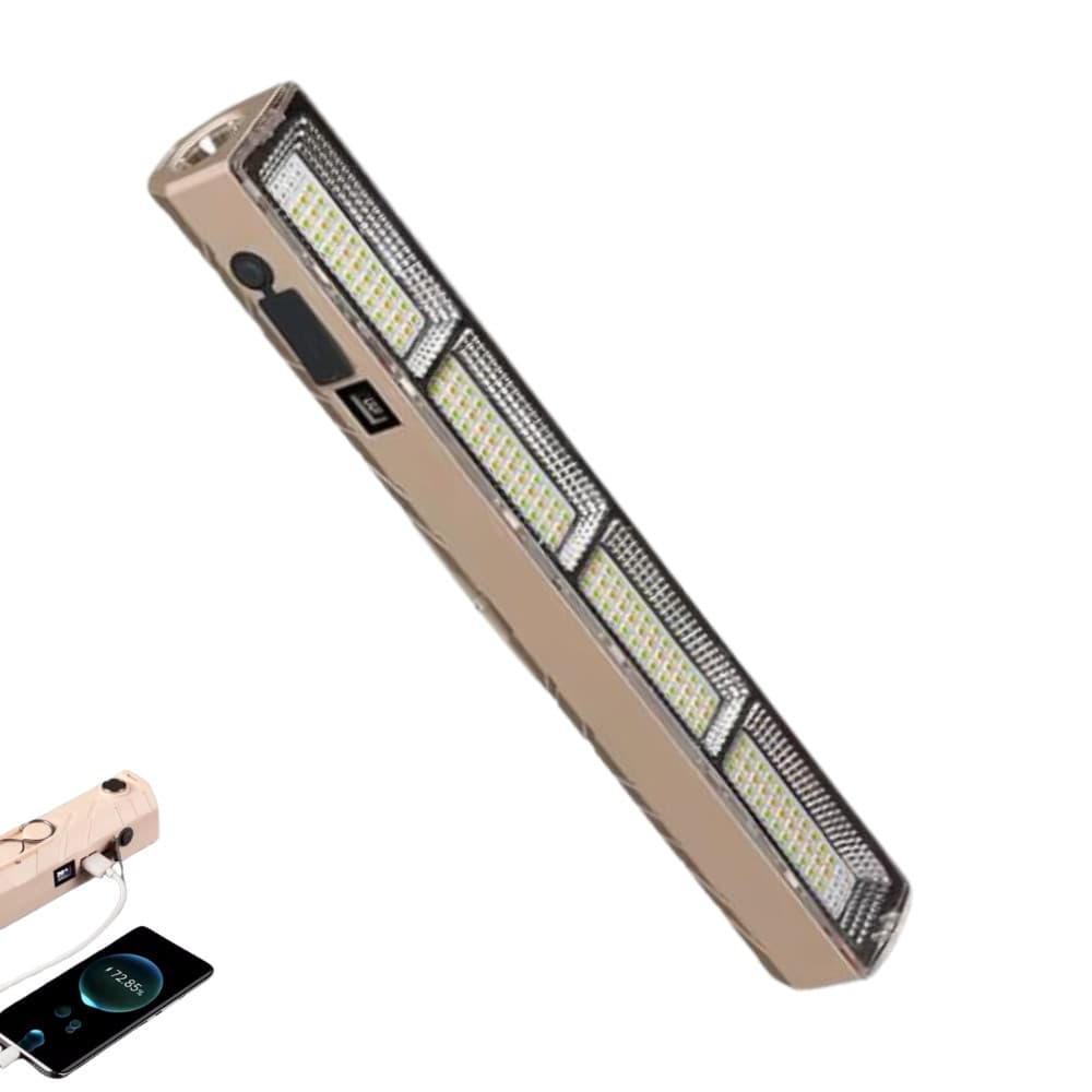 Emergência Luz Led Tubo 300w Camping Lampião Pesca Barraca Lanterna 31cm Luminoso Recarregável