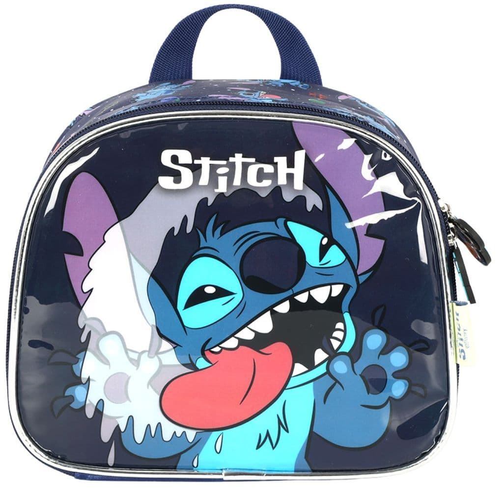 Lancheira Infantil Stitch Azul