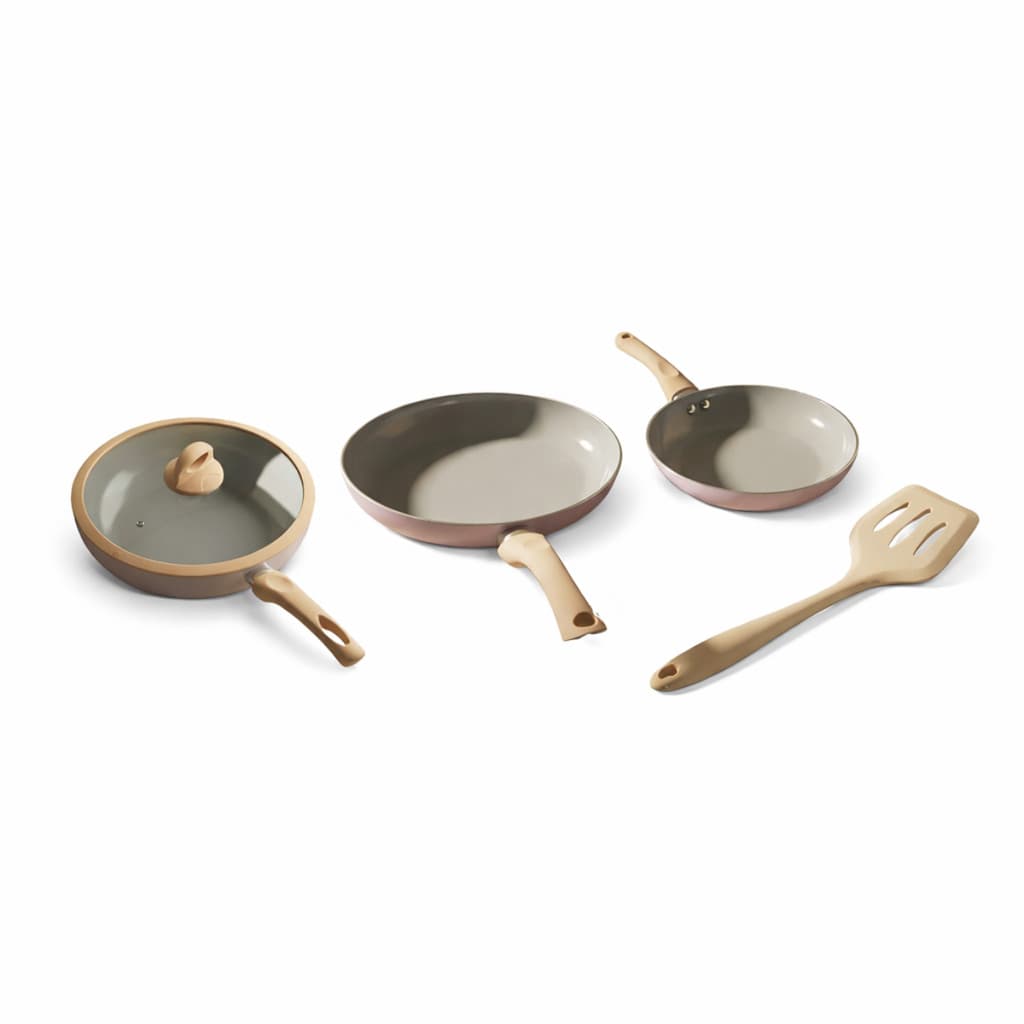 Jogo de Frigideiras 3 Peças + Frigideira Wok 28cm Baesh