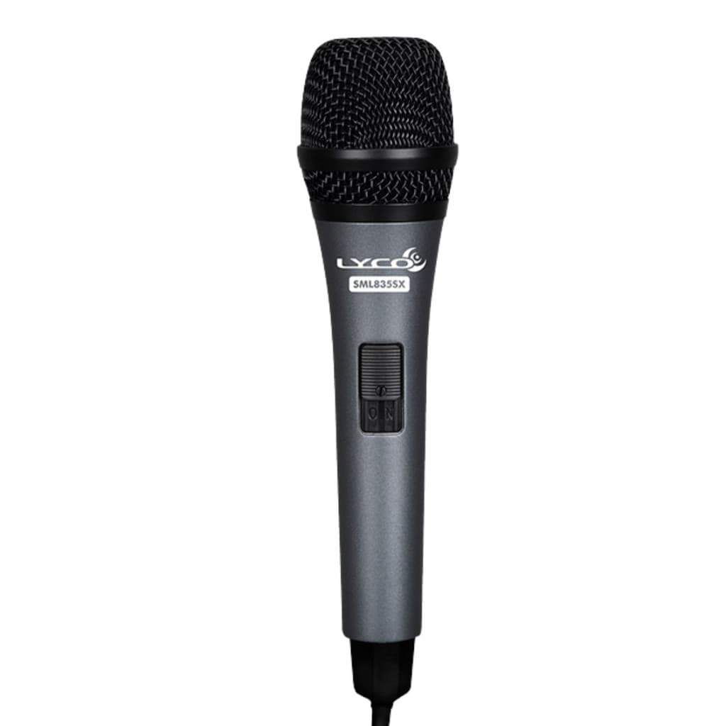 Microfone Dinâmico Lyco SML-835SX Com Cabo de 5m