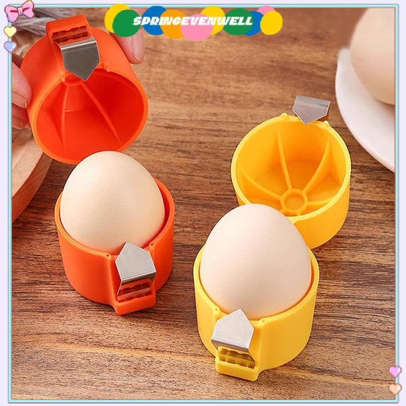 [springevenwell] Separador De Casca De Ovo Portátil Abridor Doméstico Ferramenta De Corte Criação De Ovos Para Cozinha D