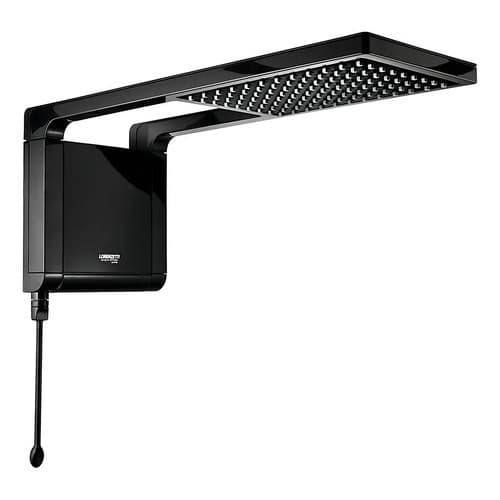 Chuveiro Elétrico De Parede Lorenzetti Acqua Ultra Storm Preto 5500w 127v 5.5 Kw