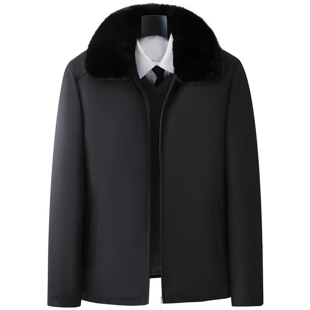 Roupas masculinas forro de lã engrossado algodão acolchoado roupas outono inverno de meia-idade roupas acolchoadas de al
