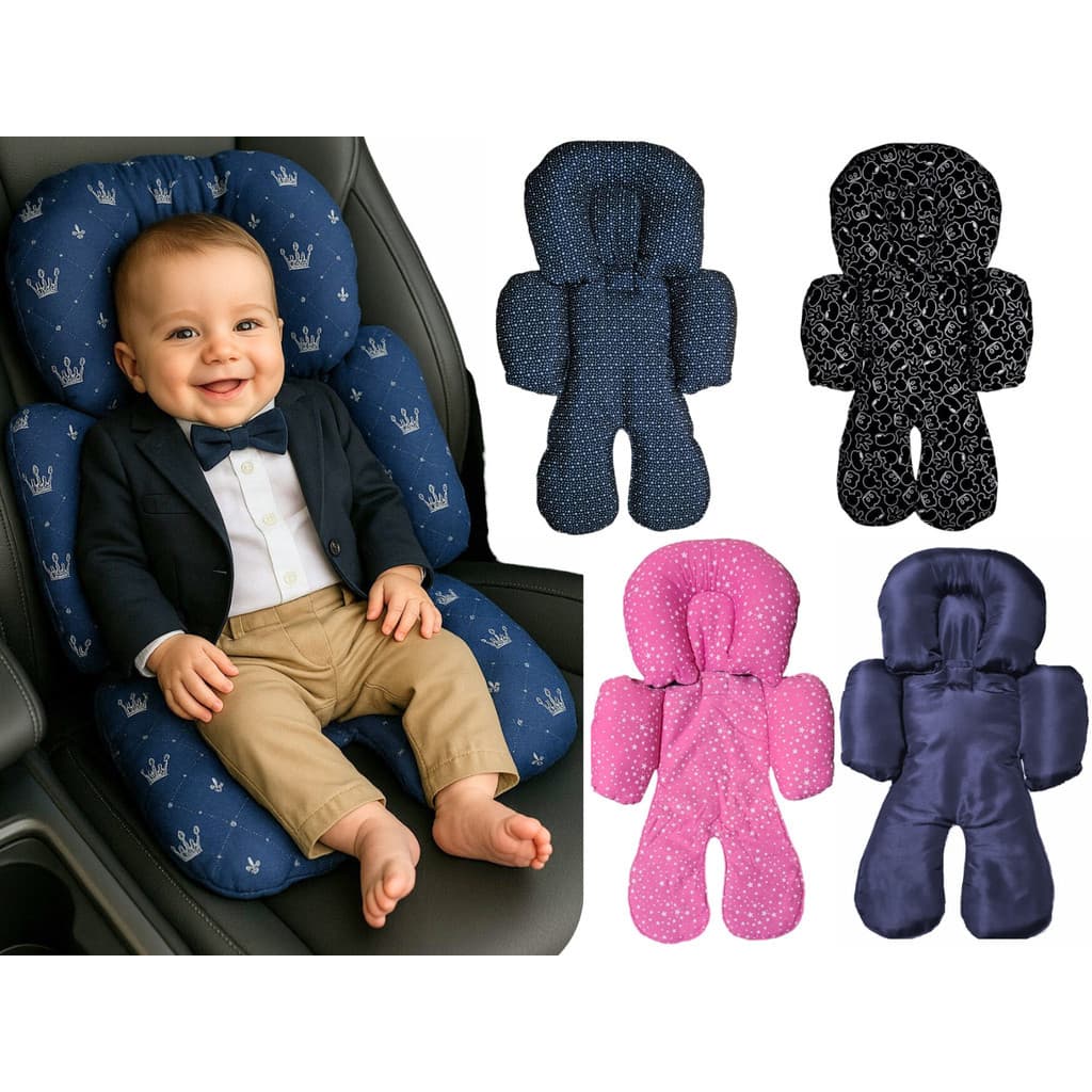 Almofada Redutora de Bebe Conforto Suporte Carrinho Encosto Redutor Almofada Confortável pra Carrinho de Bebe