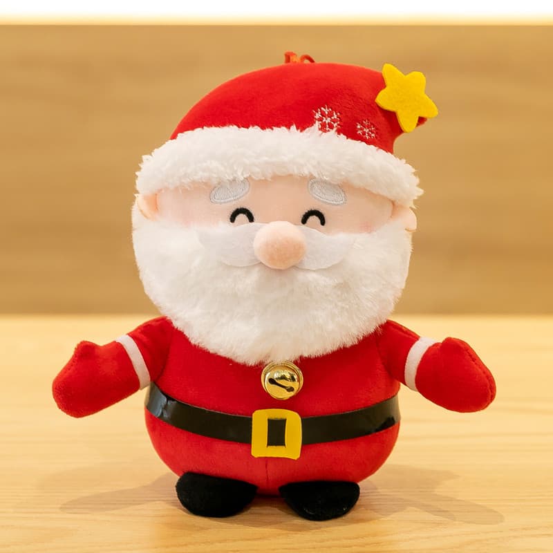 Boneca de papai noel brinquedo de pelúcia Ragdoll natal pequeno alce presente para namorada presente de natal crianças