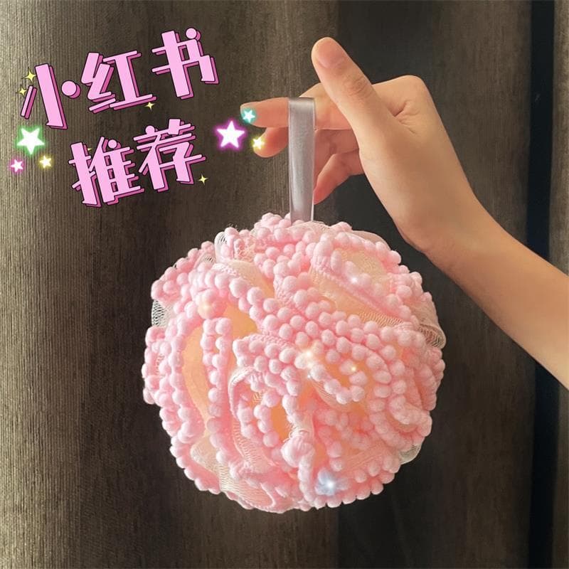 Novo estilo bola de banho High-End sem flores soltas durável adulto bola de banho flor banho bonito esfregando banho mac
