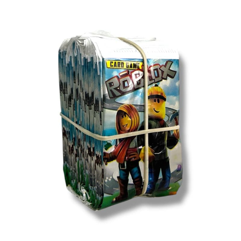 Kit 200 Cards Roblox = 50 Pacotinhos Figurinhas Coleção Bafô TOP