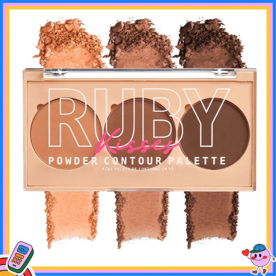 Paleta de Contorno Compacta Ruby Kisses - Mini Contour Palette
