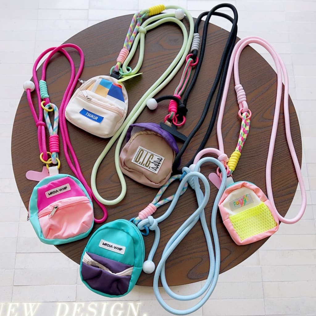 Novo Cordão Para Celular , crossbody , Ajustável , Corda Tecida No Ombro E Nas Costas , mini Bolsa De Armazenamento , Ch