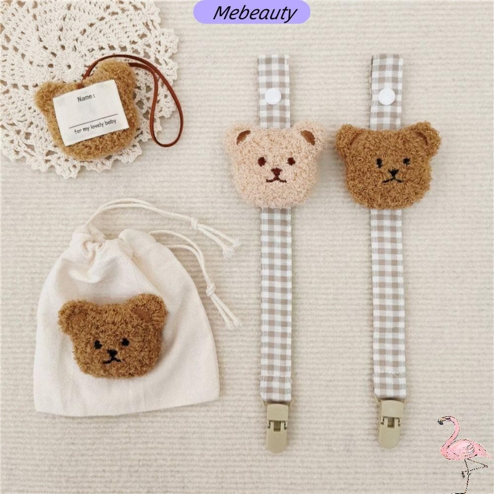 Suporte de Modelo Humano MEBEAUTYBR, Clipe de Chupeta de Urso Fofo, Acessórios de Alimentação