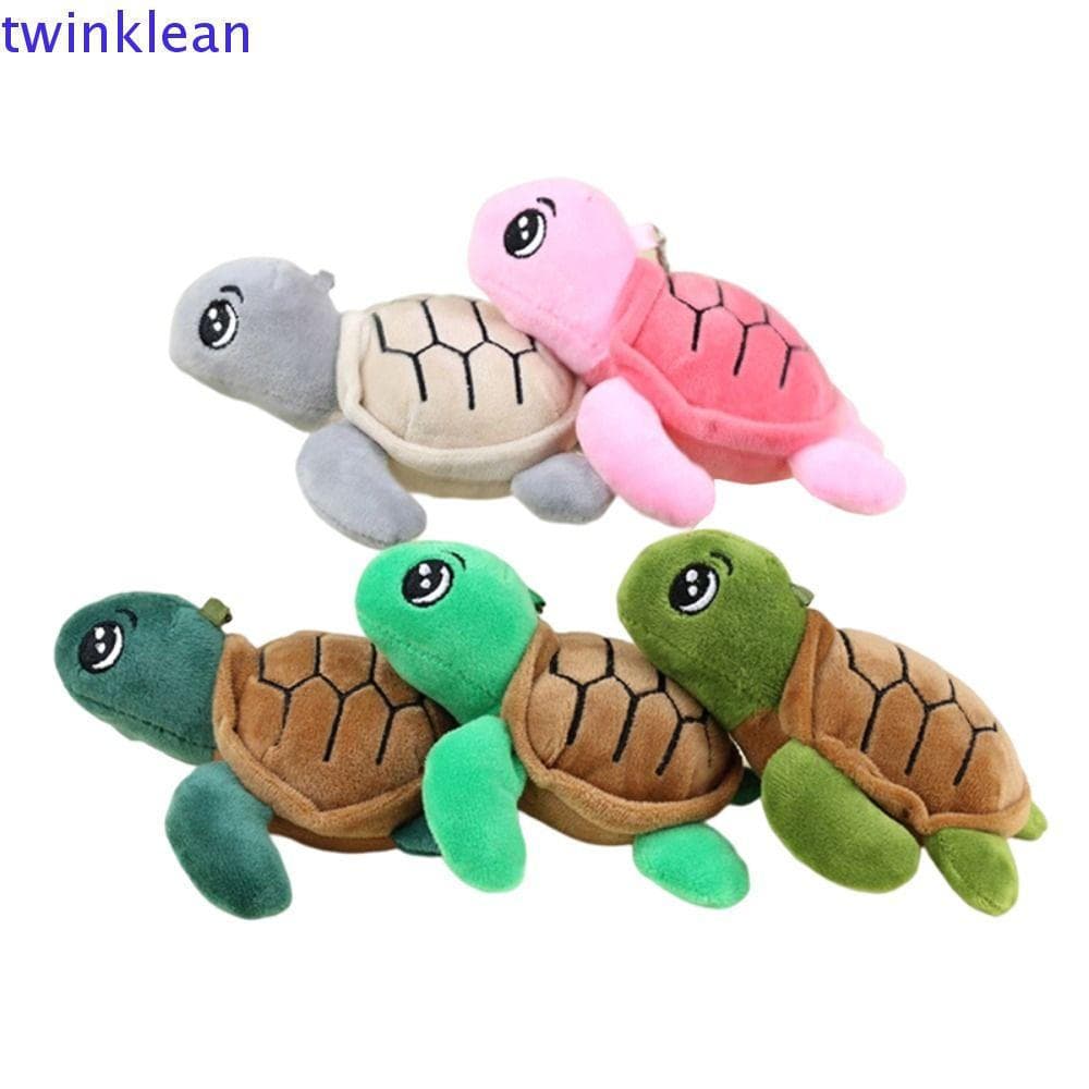 TWINKLEAN Tartaruga Chaveiro De Pelúcia Saco Ornamentos Boneca Pingente Decoração Bonecas