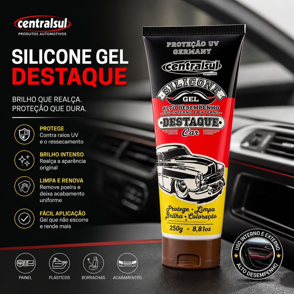 Silicone Interna Men Germany  250g Automotivo