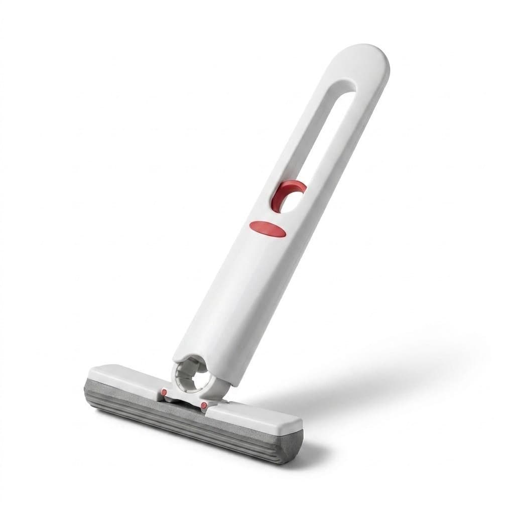 Mini Mop Esfregão De Mão Portátil Com Sistema De Auto-Torção E Esponja De Alta Sucção