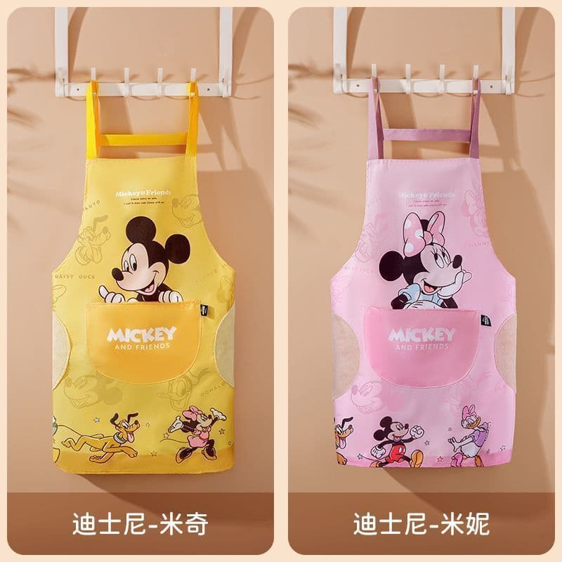Disney Mickey Minnie à prova dwaterproof água à prova de óleo avental cozinha casa bonito dos desenhos animados avental