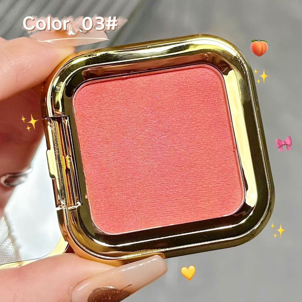 Blush creme Rouge fosco perolado duradouro melhorar a tez batatas picadas sombra monocromática desenvolver atmosfera sen