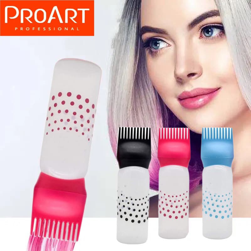 PENTE PARA TINTURA FRASCO APLICADOR DE TINTA DE CABELO FRASCO DE COLORAÇÃO PENTE APLICADOR DE TINTA