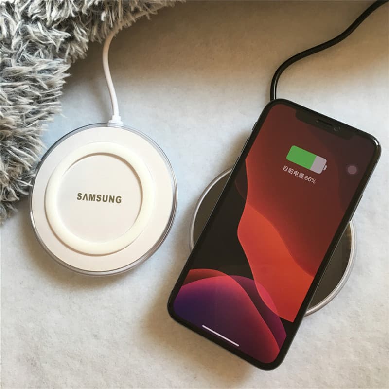 QXZ Original Samsung Carregador Sem Fio Qi Almofada De Carga Para Galaxy S22 Note20 Ultra Note10 + S10e S10 + S8 S9 Plus