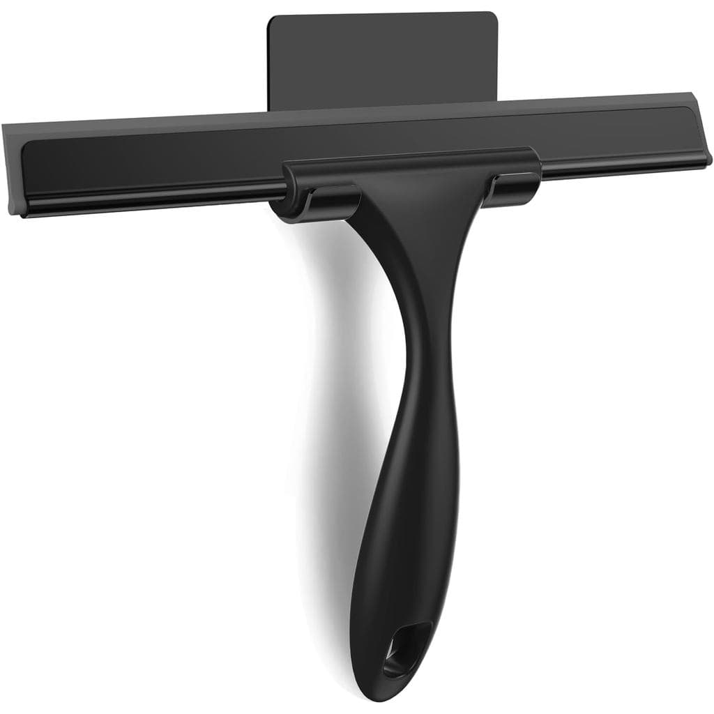 Raspador SetSail para Porta de Vidro de Chuveiro, Raspador de Aço Inoxidável para Portas de Vidro, Raspador Multiuso par