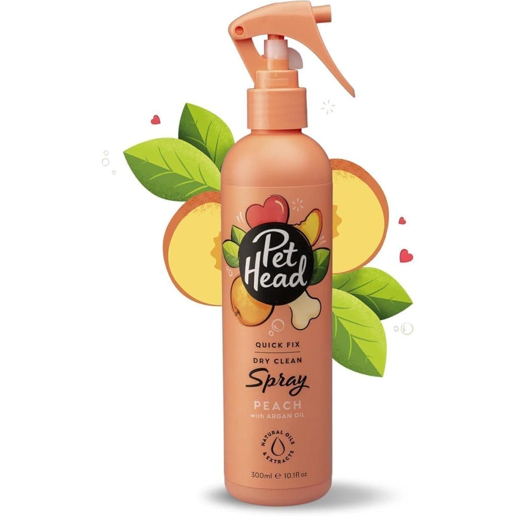 Banho a Seco p/ Cachorro Spray Pet Head Pêssego Importado Frasco 300 ml