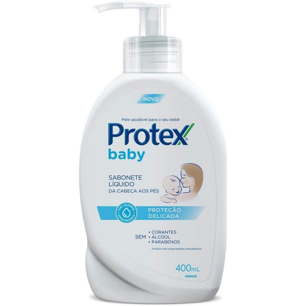 Sabonete Líquido Bebê Protex Baby Delicate Care 400ml