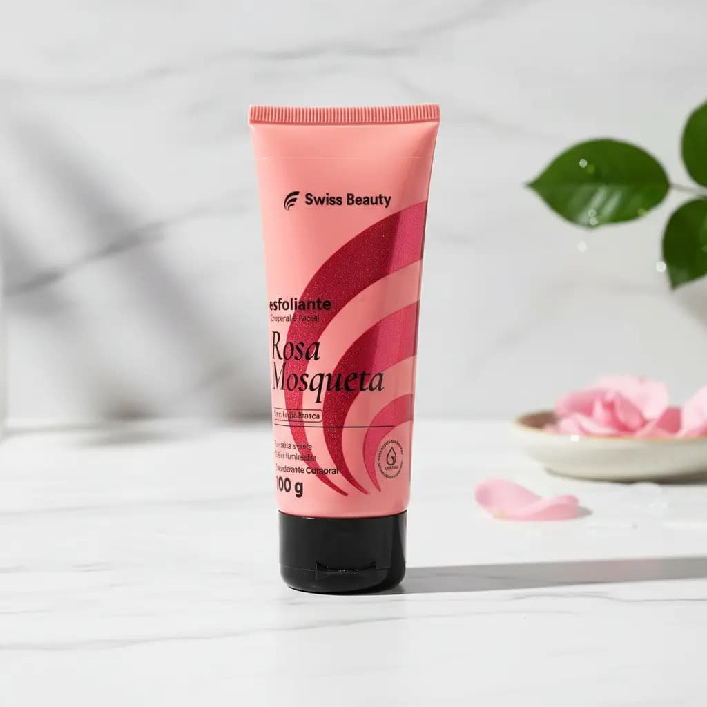 Esfoliante Corporal Swiss Beauty Rosa Mosqueta,Malancia e Pitaya Com Argila