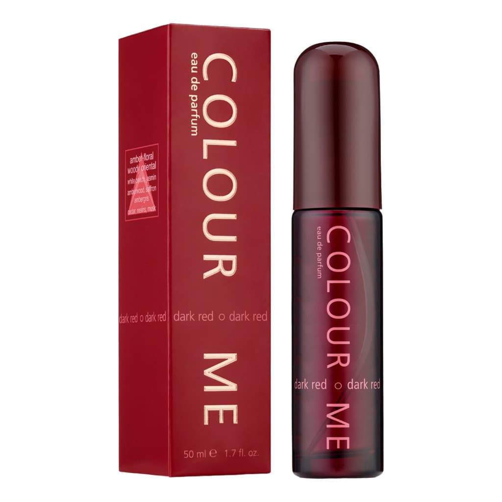 Perfume Fragrancia Colour Me Dark Red Edp Unissex - 50ml