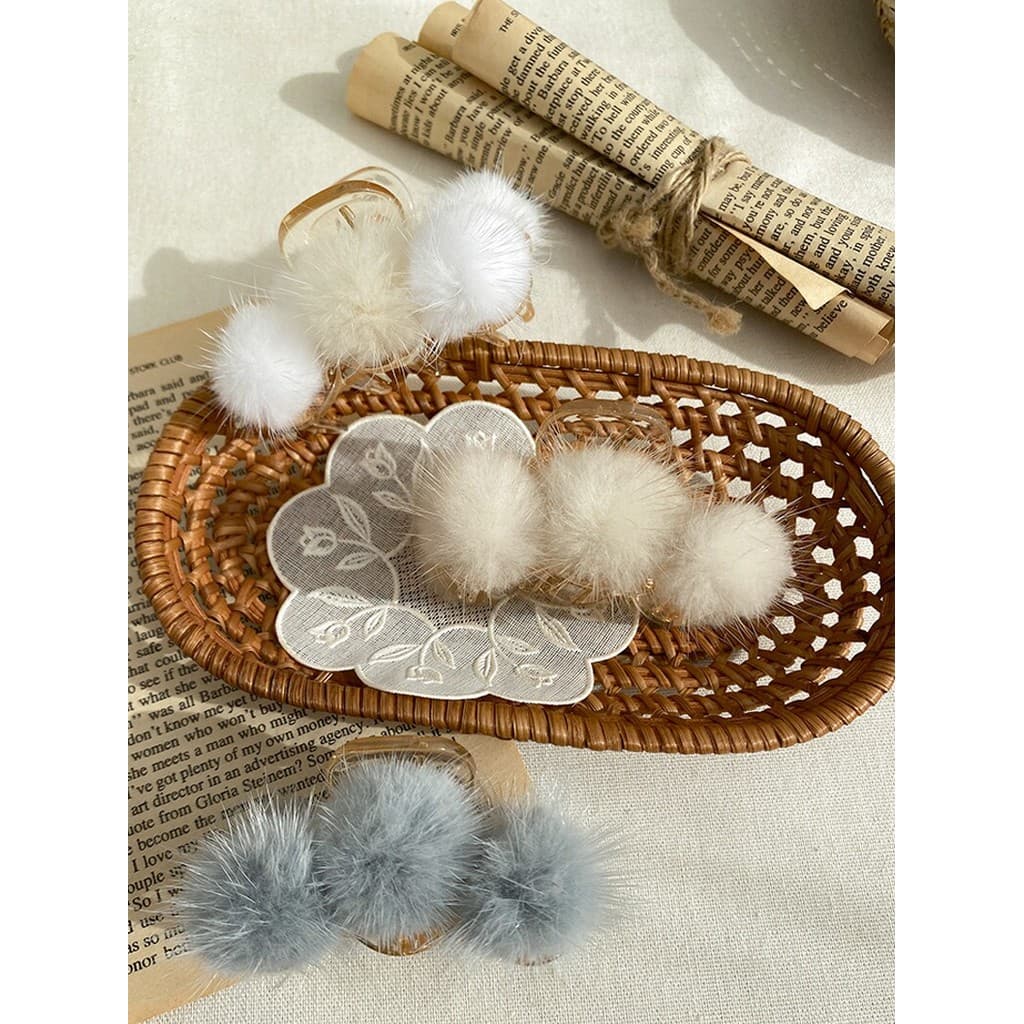 Xixi molho coreia não é outono inverno High-End vison grampo de cabelo elegante elegante grampo de cabelo elegante elega
