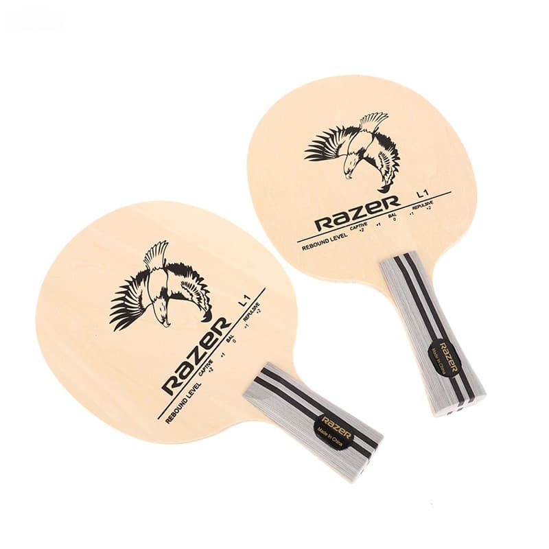 1 Unidade Para Raquete De Tênis De Mesa L1 (5 Camadas De Madeira) Ping Pong Bat Paddle Training Competição Placa De Carb