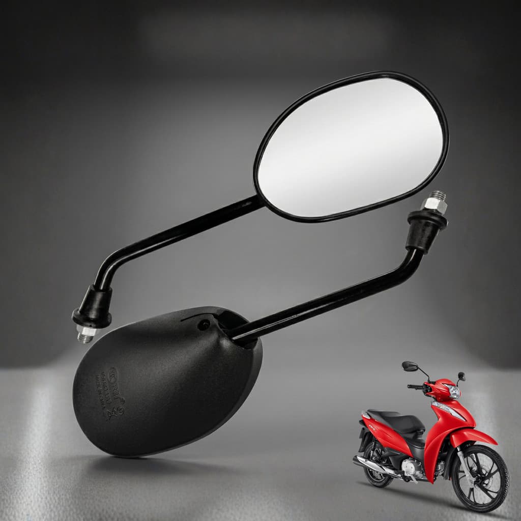 Par Retrovisor GVS Moto Honda Biz 125 Pop 100 110 Bros 150