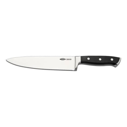 Faca Chef 8 Polegadas Infinity 33,5 Brinox Aço Inox Premium Inox/preto