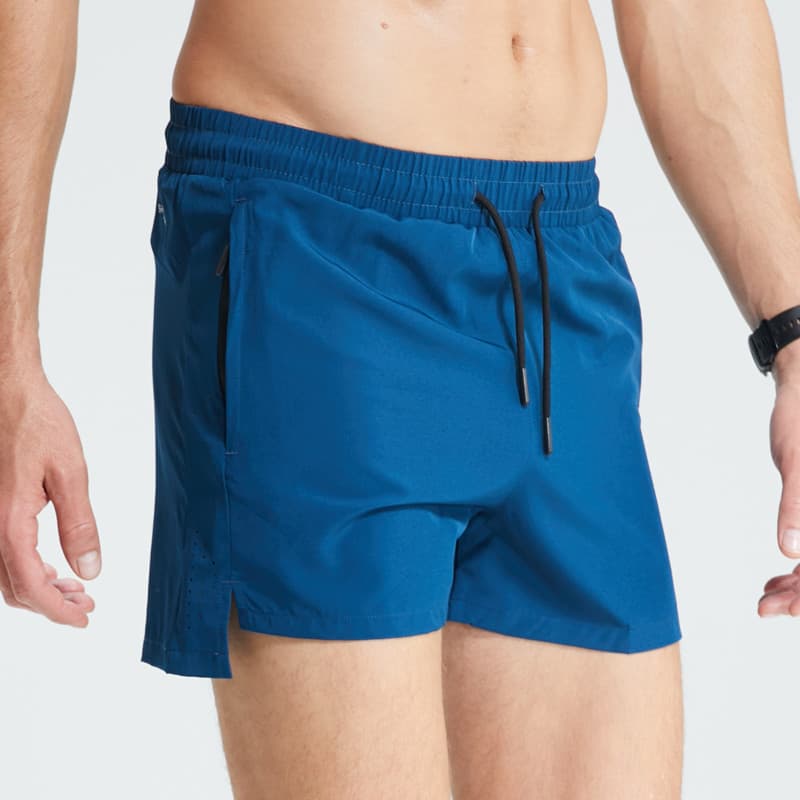 Shorts esportivos de corrida de verão masculino solto tridimensional leve de secagem rápida calças de três pontos marato