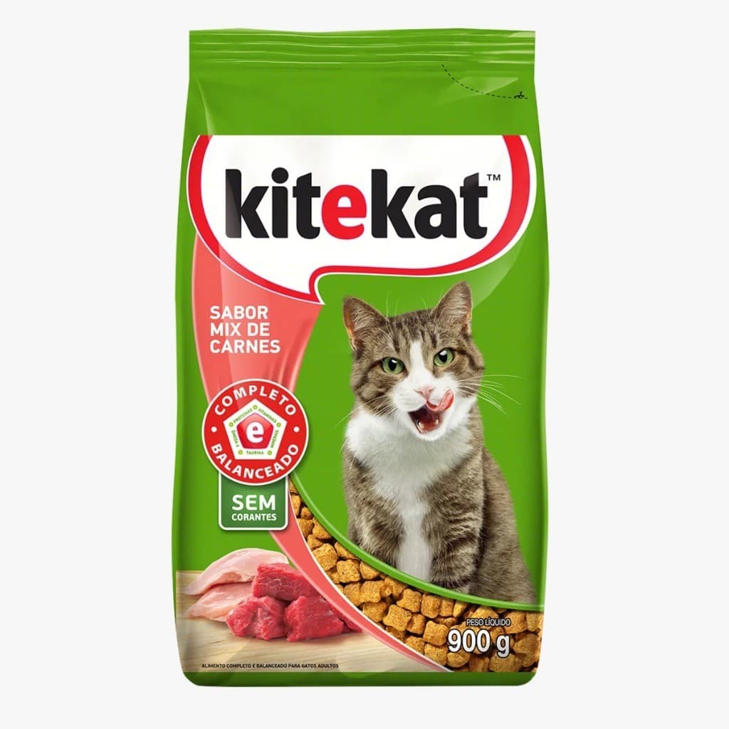 Ração Kitekat Mix de Carnes para Gatos Adultos