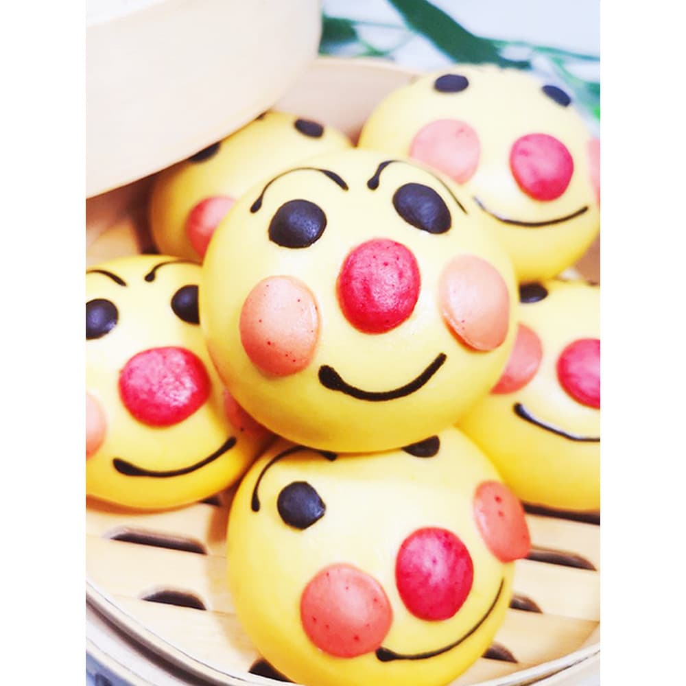 Molde de biscoito Anpanman, molde para pão cozido no vapor, padrão de macarrão, comida para bebê aprofundada no vapor
