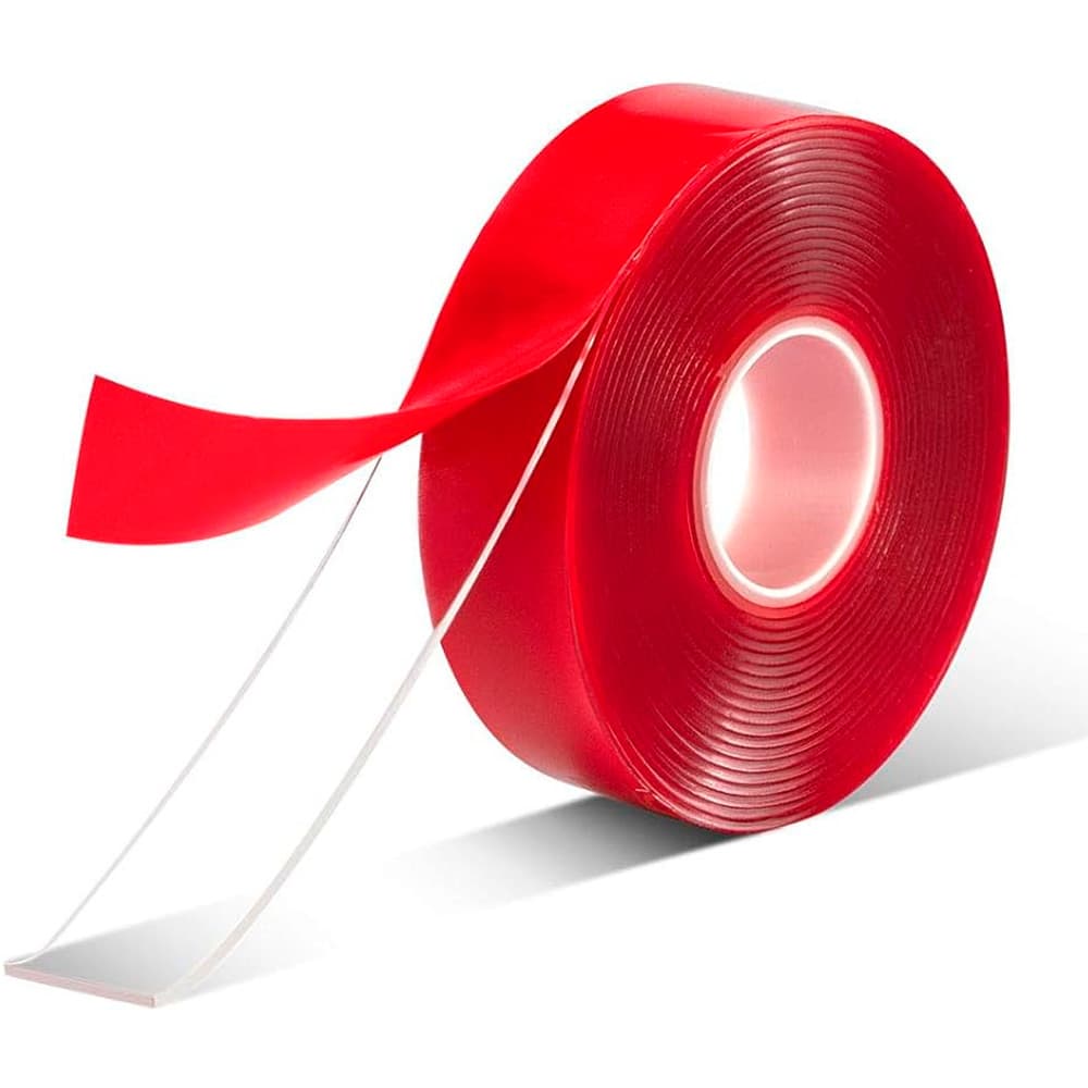Fita Dupla Face de Silicone Vermelhada 20mm x 3m