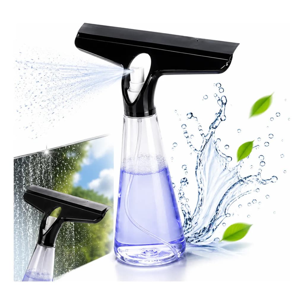 Rodo Rodinho 2 Em 1 Com Pulverizador Borrifador 360ml Limpeza Diaria