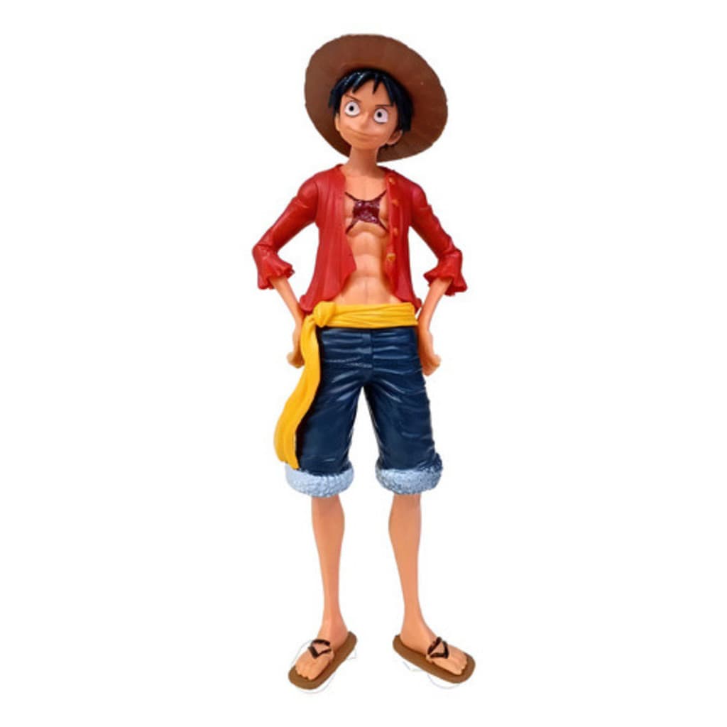 One Boneco Coleção Piece Monkey D. Luffy Action Figure 18cm