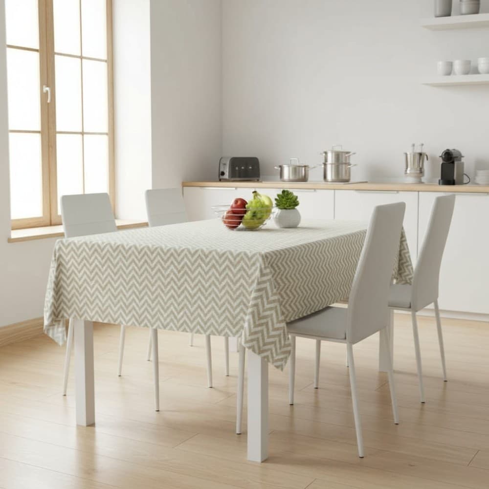 Toalha De Mesa Rendada Chevron Rolo 1,40x20m Vinil PVC