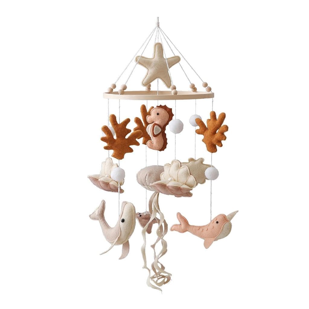 GOODMOM Móbile para Berço, Móbile de Selva, Decoração Boho para Quarto de Bebê, Unissex para Berço e Teto, Móbile