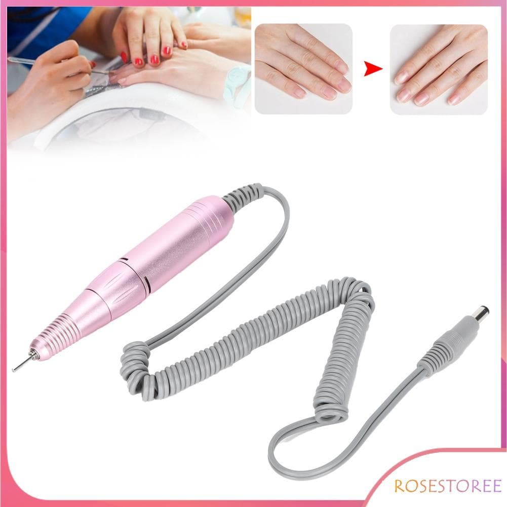 Rosestoree Broca para unhas, alça de substituição, 30000rpm, caneta elétrica, moedor, peça de mão para manicure,