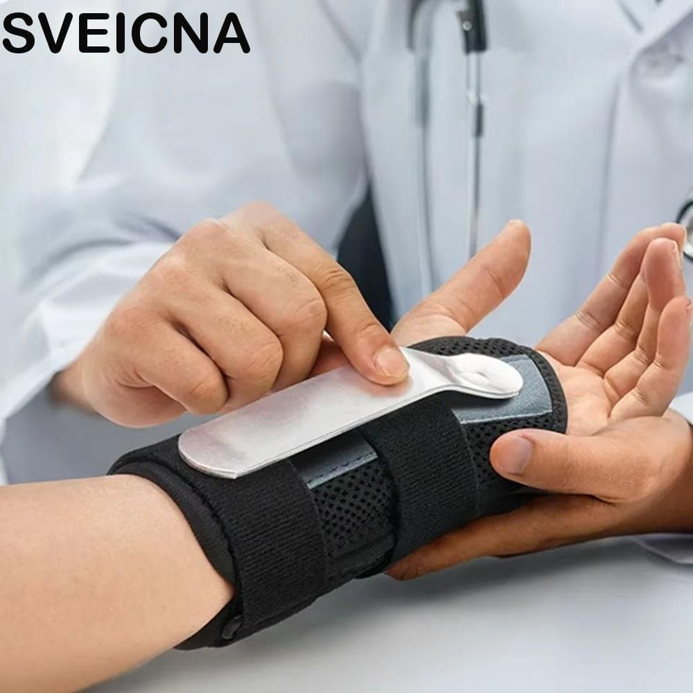 Cinta De Pulso SVEICNA , Mão Com Enrolamento De Pressão , Suporte De Tala De Metal Compressão