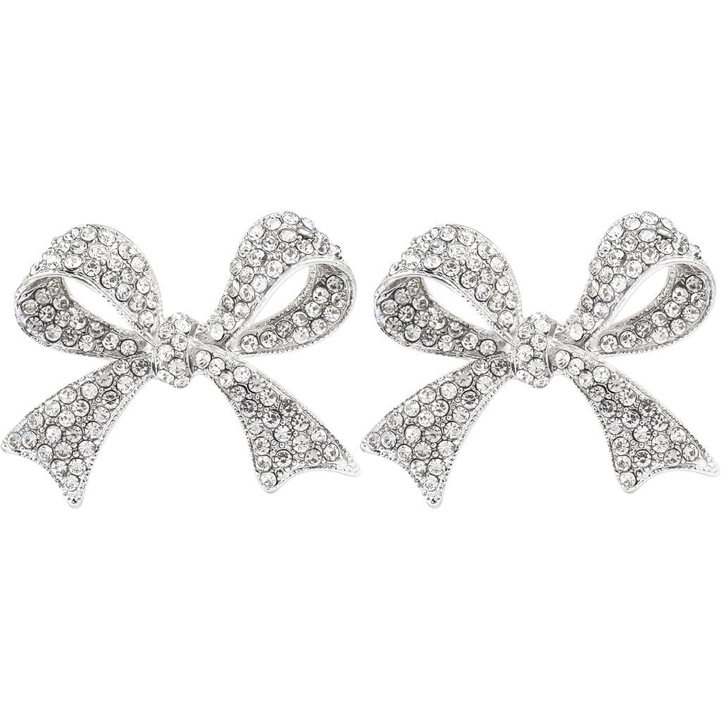 2 Peças de Broches e Alfinetes de Laço para Decorações Femininas, de Laço com Strass, Broches de Cristal, Broche
