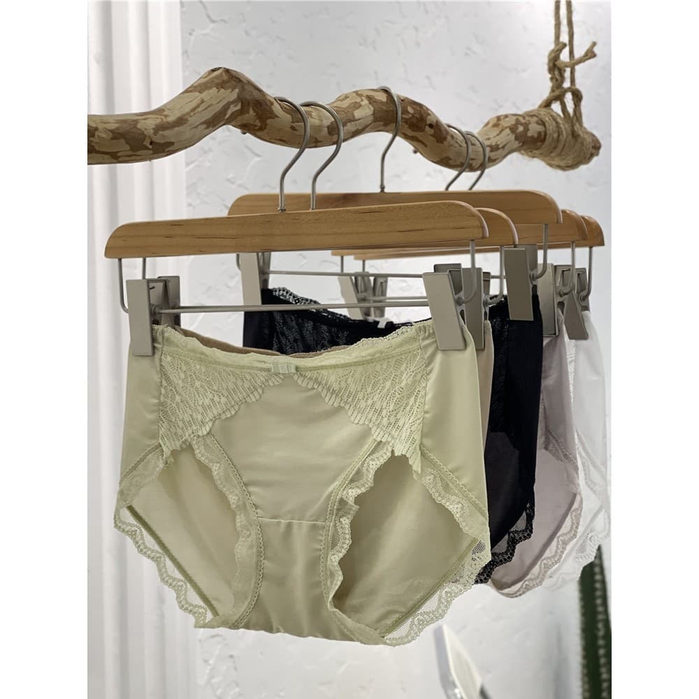 [Com um pequeno desejo puro com uma pequena sensual] Muito sedoso!Frete grátis acima de 4 calcinhas de gaze de renda sem