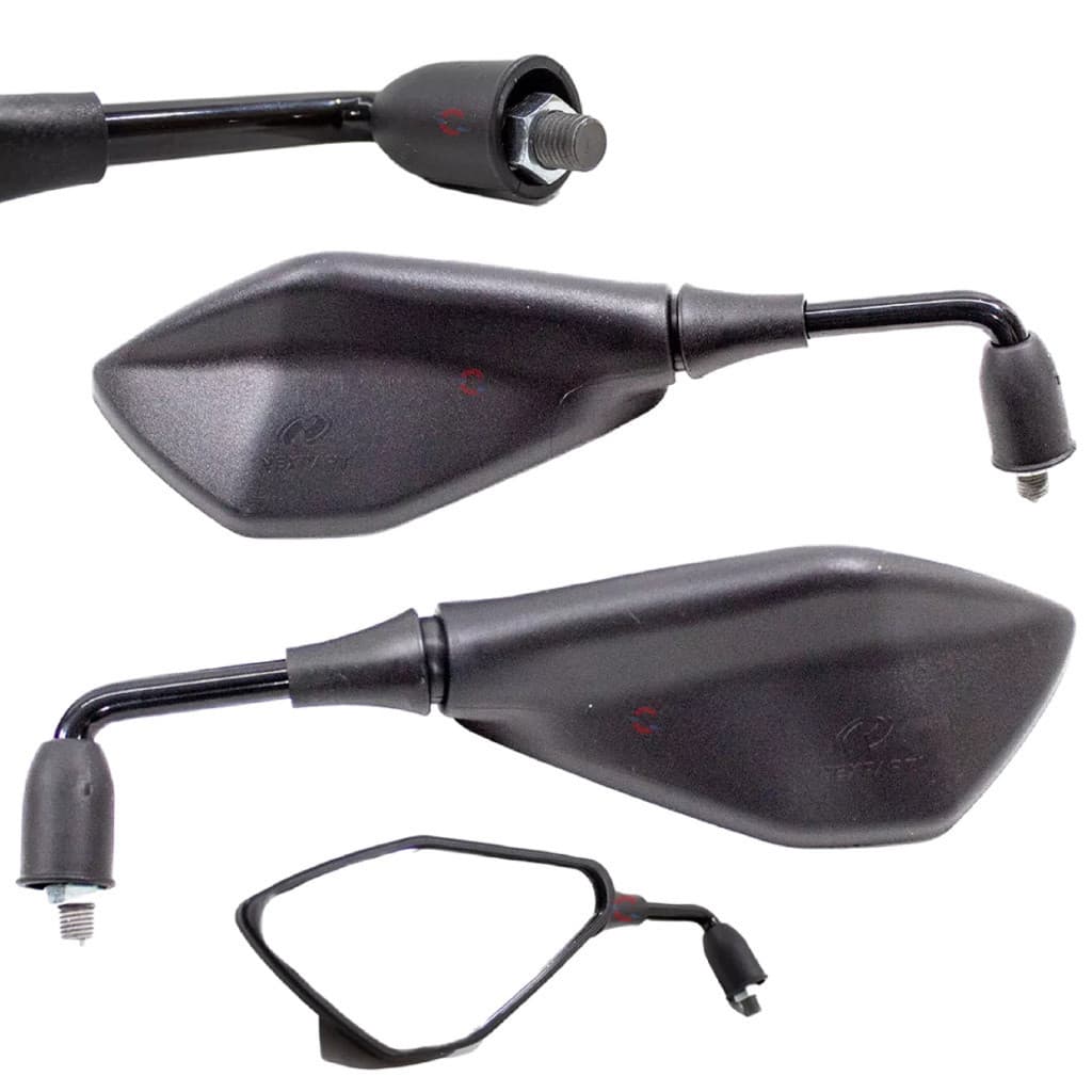 Retrovisor Modelo Kawasaki Z400 Haste Rebaixada - Rosca Honda LOJAAGORA