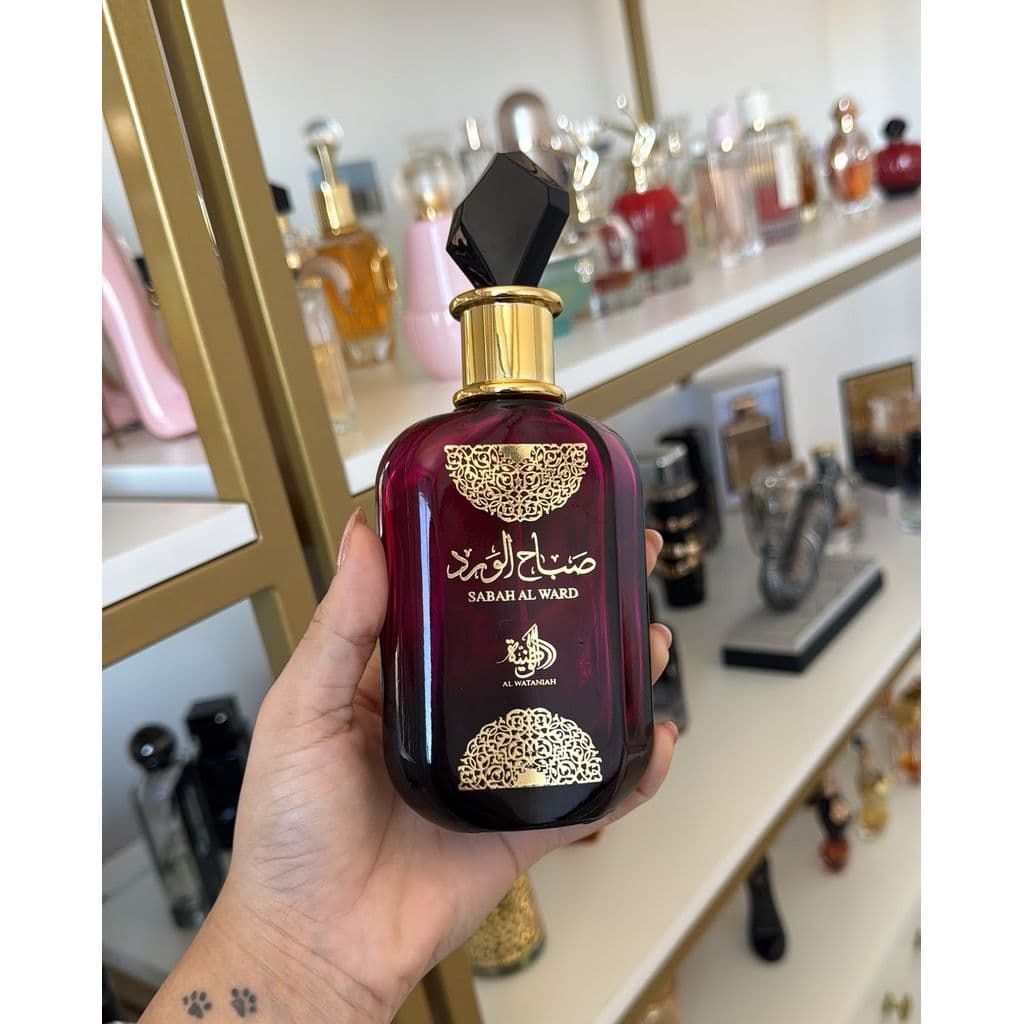 Perfume Arabe Original Al Wataniah Feminino Sabah Al Ward  Eau de Parfum 100ml – Original ENVIO IMEDIATO