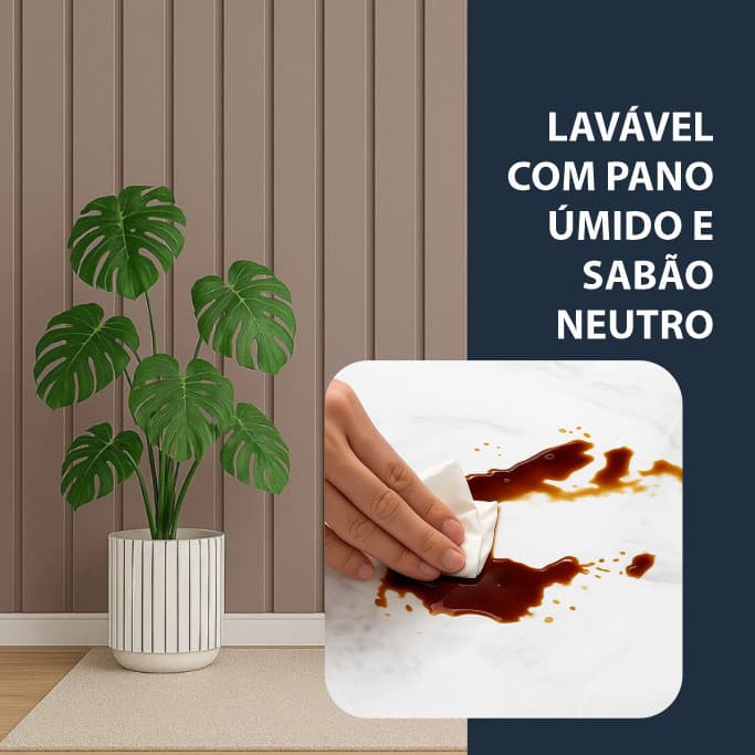 Papel de Parede Autoadesivo Ripado 68 Fundo puxado roxo Impermeável  0,50CM de Largura  Sala/Quarto