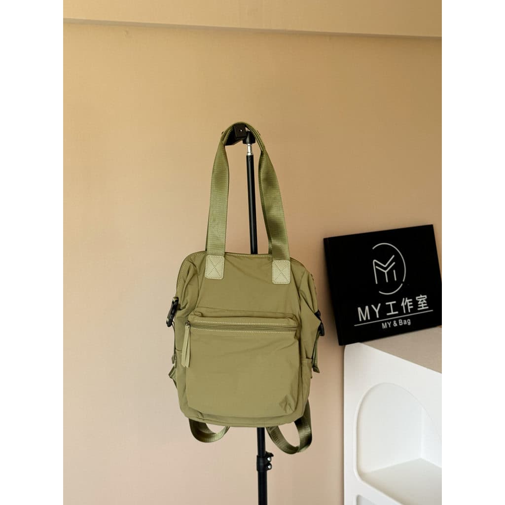 MY Shell Mochila Japonesa Método Multi-Transporte Pode Mochila de Um Ombro Nicho Commuter Classe Bolsa Casual All-Match