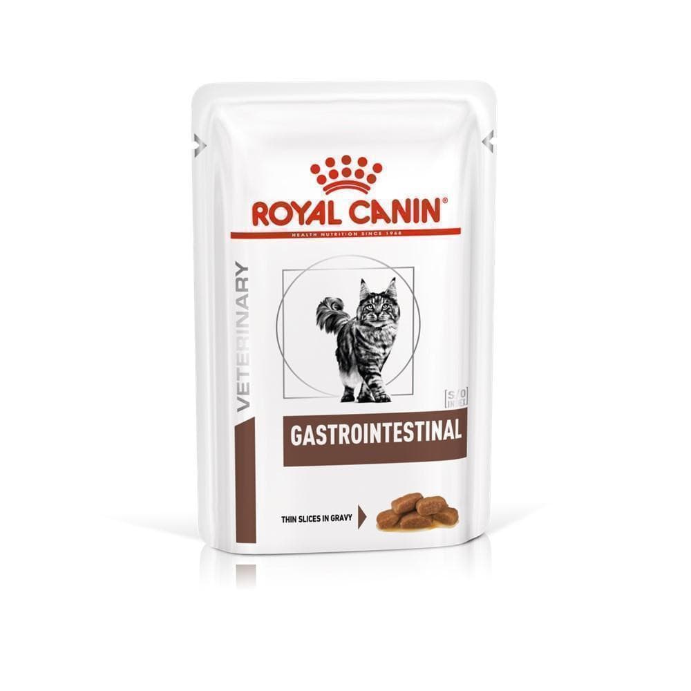 Ração Úmida Royal Canin Sachê Veterinary Diet Gastrointestinal Gatos com Doenças Intestinais 85g