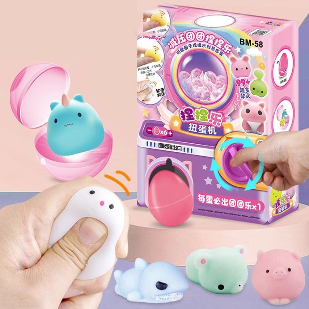 Brinquedos de Natal Para Crianças Meninos Meninas Pet Story Gashapon Egg Cheer Machine Mini Cartoon Doll Twisted Random