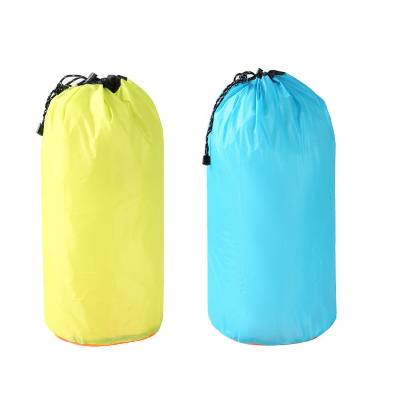 Saco de armazenamento portátil à deriva revestimento de náilon silicone acabamento saco de armazenamento de roupas fundo